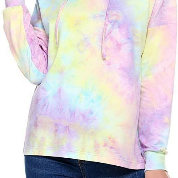 Tie Dye Hoodie Sweatshirt - Picture 6 of 10